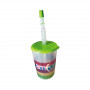 Gobelet réutilisable avec couvercle et paille 25 cl - Cosmo 25