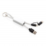 Porte-clés câble USB 3-en-1 Cecil