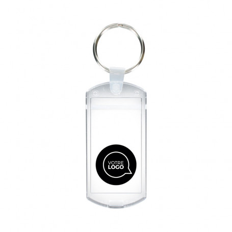 Porte-clés pré-imprimés avec Année / Marque / Modèle / Couleur en plastique  avec une bague en acier - Autotag France