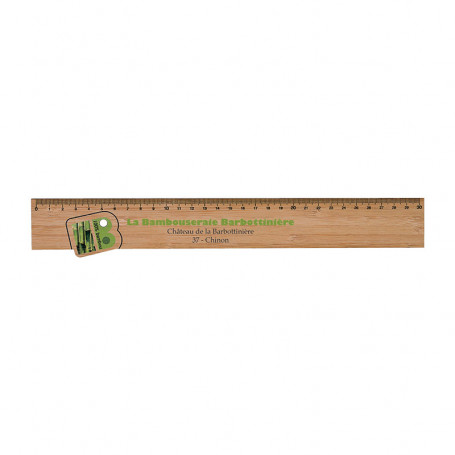 Règle sur mesure en bambou Brossac 30 cm