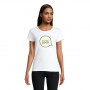 Tee-shirt coton bio Crusader Women blanc