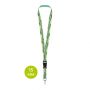 Tour de cou personnalisé RPET 10 mm double face - Hiram