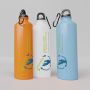 Bouteille 750ml en acier recyclé avec mousqueton PACIFIC R