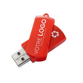 Clé USB Swivel en plastique recyclé 4Go à 32Go IMPORT