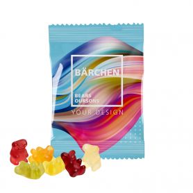 Sachet personnalisé d’oursons fruités avec arômes naturels - Gummy'Fruit