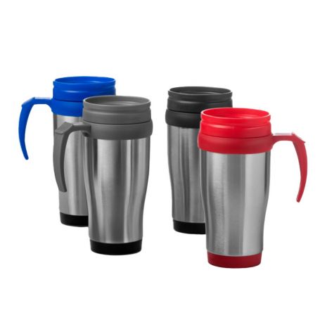 Mug isotherme 400 ml avec poignée ergonomique GILA