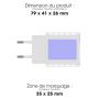 Chargeur USB-C charge rapide 20W AKASHI Shinchaku