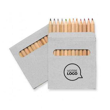 Kit Coloriage Publicitaire 6 Crayons, Kit personnalisé