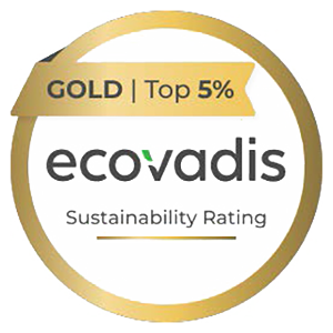 Label Ecovadis Gold Top 5%