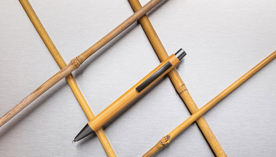 stylo personnalisé en bambou