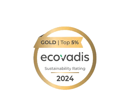 Certifié Ecovadis niveau Gold depuis 2019